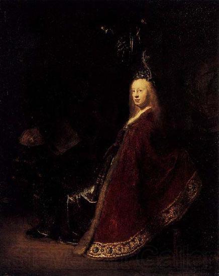 Rembrandt van rijn Minerva Norge oil painting art